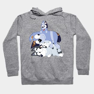 Recurring Heeler family stack Hoodie